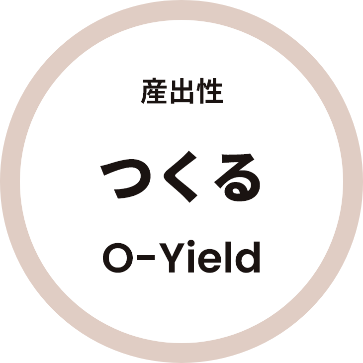 産出性　つくる　O-Yield